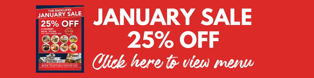 Radcliffe January Sale